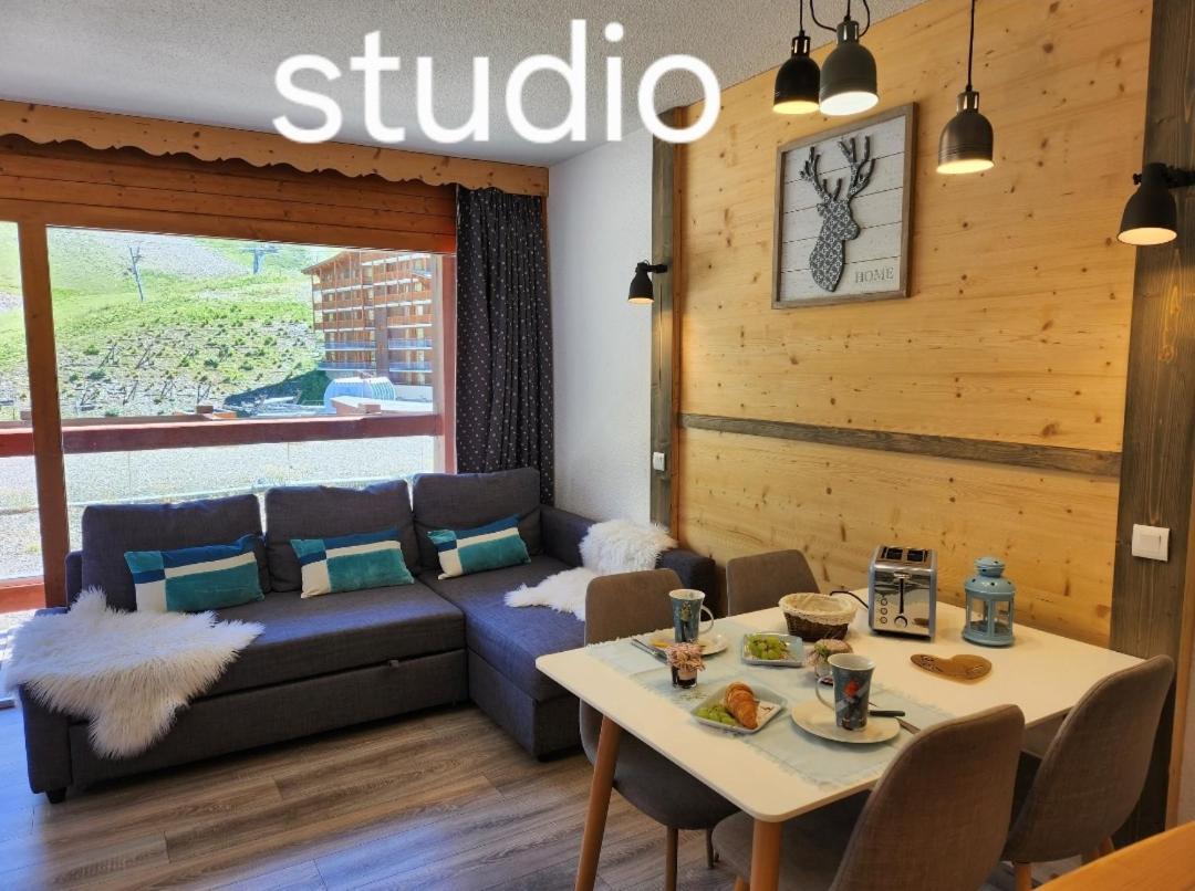 Arc 2000 - Appartement Ou Studio Avec Balcon Et Vue Les Arcs  Exteriér fotografie